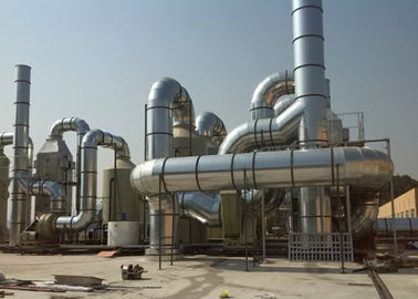 Sistema di trattamento di gomma del gas di combustione dello spreco del forno della fabbrica