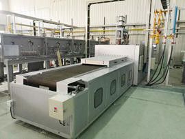 Forno di ricottura della striscia di Mesh Belt Type Optical Glass di alta precisione, °C di massimo 750