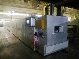 Forno di ricottura della striscia di Mesh Belt Type Optical Glass di alta precisione, °C di massimo 750