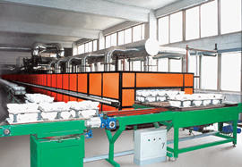 Personalizzabile a gas dell'Assemblea del forno ceramico modulare del rullo