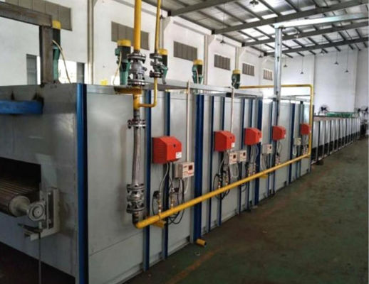 Forno di vetro industriale contenitore con volume effettivo di camera da 0,5 a 3,5 m3 e tipo di combustibile a gas