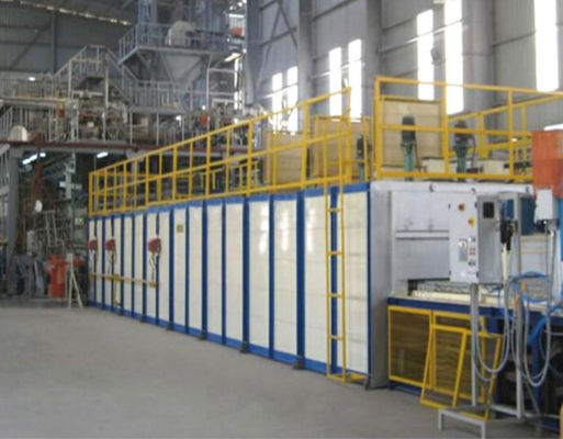 Forno di vetro industriale contenitore con volume effettivo di camera da 0,5 a 3,5 m3 e tipo di combustibile a gas