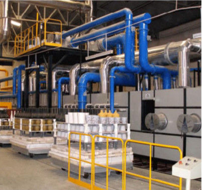 Uniformità della temperatura ± 5 °C Forno ceramico industriale ad area a temperatura costante con elemento riscaldante a forma di U in silicio-molibdeno, isolamento ceramico e materiali refrattari.