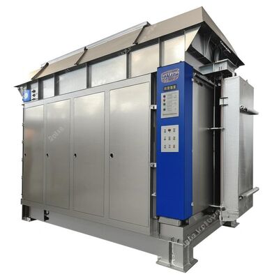 Forno per vetro industriale industriale per vetro con uniformità di temperatura ± 3 C Test a 9 punti Tipo di combustibile Gas naturale Olio Elettricità Carbone