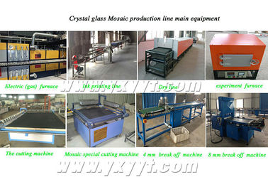 Mosaico automatico di Crystal Glass Tile 40mm che fa macchina