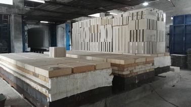 Il refrattario della temperatura di Clay Brick Tunnel Kiln High del gas naturale ha sinterizzato