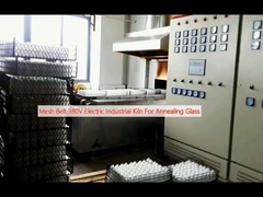 Cintura a maglia forno industriale elettrico 380V per la ricottura del vetro